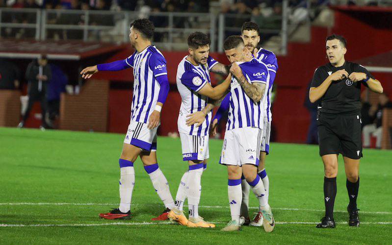 Dar una nueva alegría a su gente ganando en el feudo del Atlético Baleares, objetivo del Recre en su partido de este domingo. / Foto: @recreoficial.