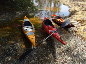 El río tinto en kayak