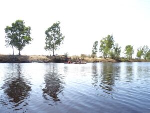 El río tinto en kayak