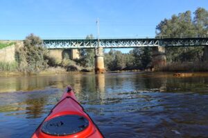 El río tinto en kayak