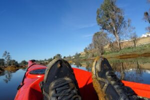 El río tinto en kayak