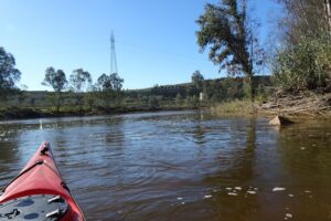 El río tinto en kayak