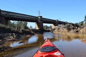 El río tinto en kayak