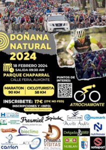 Cartel de la 'Doñana Natural', evento que tiene lugar este fin de semana en Almonte.