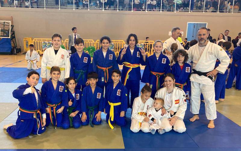 Los componentes del Huelva TSV Judo rayaron a gran altura en la fase del sector Occidental de la Copa de Andalucía Benjamín y Alevín. / Foto: @JudoHuelva1.