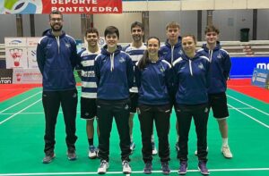 Formación del IES Bádminton La Orden en su partido en Pontevedra donde perdió por 4-3 ante un buen Ravachol. / Foto: @CBIESLAORDEN.