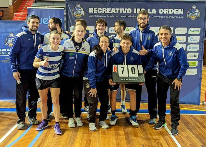 El IES Bádminton La Orden confía en el apoyo de su gente para ganar el domingo al Arjonilla en el Andrés Estrada y pelear por su noveno título de Liga. / Foto: @CBIESLAORDEN.