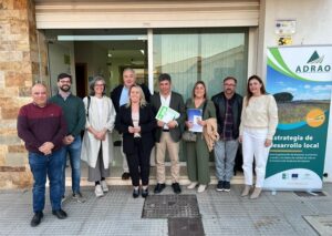 Los presidentes y gerentes de los GDR de Huelva reciben en Alosno a Rafael Llamas, presidente de la Asociación Rural de Andalucía