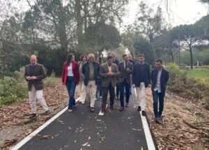 Culminan las obras del carril cicloturista del Espacio Natural de Doñana ‘El Asperillo’