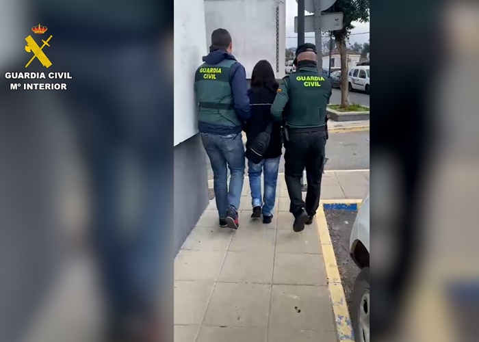 La Guardia Civil detiene en Jabugo a dos personas por omisión en el cuidado de una persona dependiente, la cual habría fallecido