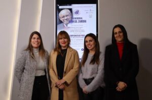 Un momento de la presentación del IV Memorial 'Juan Gil Zamora' de pádel inclusivo del próximo sábado en el Polideportivo Las Américas.