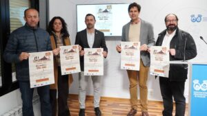 Un momento de la presentación en la Diputación Provincial del VII Trail 'El Morante' que tendrá lugar en Calañas el próximo 17 de marzo.