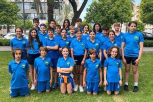 Deportistas del Club Natación Huelva en la 13ª edición del Trofeo 'Ciudad de Córdoba', donde lograron 20 medallas. / Foto: @CNHUELVA.