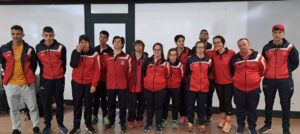 Componentes del CODA Huelva que van a participar en Valencia en el Campeonato de España de Atletismo FEDDI.