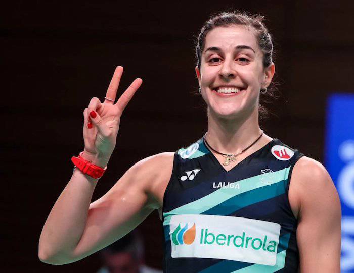 Carolina Marín supera a Jakobsen y se clasifica para la final del Campeonato de Europa de Bádminton que tiene lugar en la ciudad alemana de Saarbrücken. / Foto: Badminton Photo.