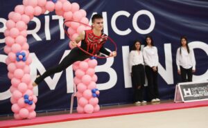 Jesús Casado, gimnasta de primera categoría del Rítmico Colombino, estará presente en Santander en la Copa de España masculina.