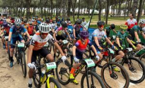 Todo un éxito de participación fue el IV Rally 'Pinares de Cartaya', segunda prueba puntuable para la Copa de Andalucía BTT XCO 2024.