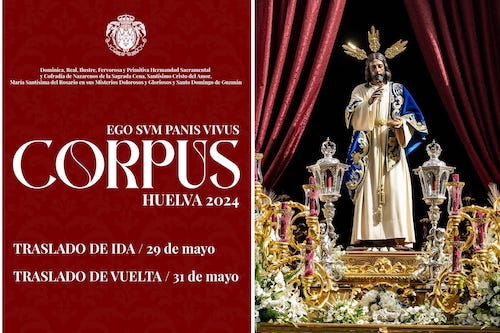 Conoce los horarios e itinerarios del traslado del Cristo del Amor para el Corpus