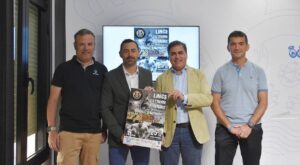 Un momento de la presentación de la quinta edición de la 'Lince Extreme Running' en Punta Umbría del próximo 25 de mayo.