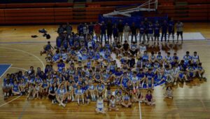 El Ciudad de Huelva celebró una gran fiesta del baloncesto el pasado sábado en el punto final a la temporada. / Foto: @CiudadDeHuelva.