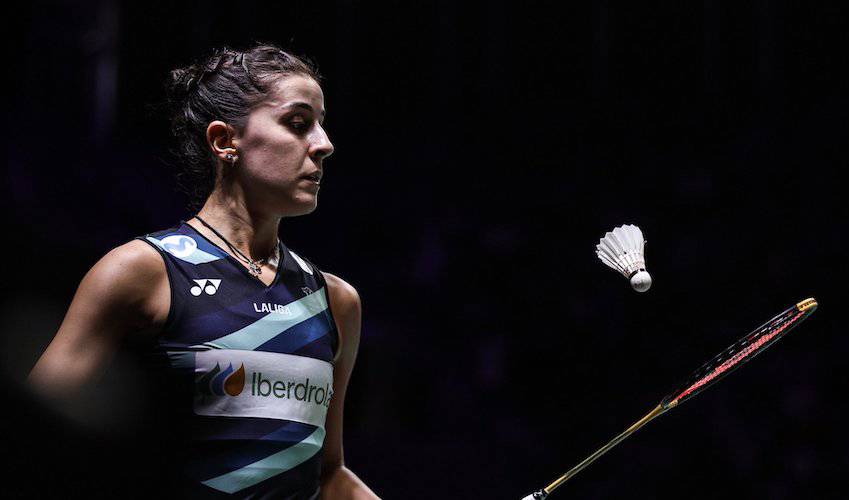 Carolina Marín se quedó a las puertas de la final del Kapal API Indonesia Open 2024 tras perder con la china Chen Yu Fei. / Foto: Badminton Photo.