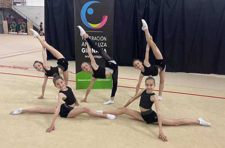 Fin de semana de preparación en Marbella para las gimnastas del Gimnasia Rítmica Huelva.