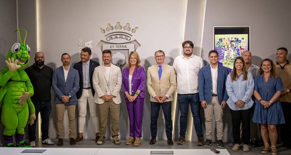 Un momento de la presentación de la Gañafote Cup Junior que se va a celebrar en la provincia onubense del 21 al 23 de junio.