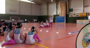 Exhibición de la Escuela de Gimnasia Rítmica durante este curso 2023-24 que ahora se clausura.