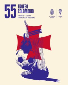 Cartel de la 55ª edición del Trofeo Colombino, que regresa después de cinco años sin disputarse. / Foto: @recreoficial.