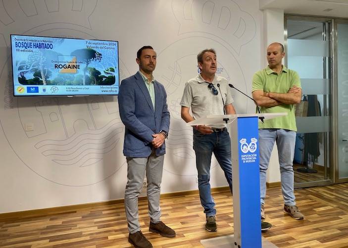 Un momento de la presentación de la prueba de Orientación que va a tener lugar en Valverde del Camino el próximo 7 de septiembre.