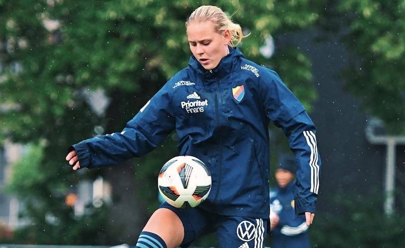 Ellen Andersson, defensa sueca que jugó la pasada temporada en el IK Uppsala, nueva jugadora del Sporting Club de Huelva.