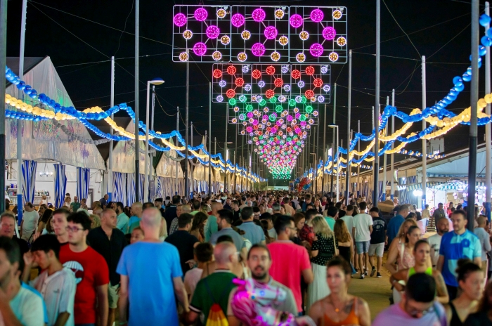 Recinto primera noche Fiestas Colombinas 2024 2