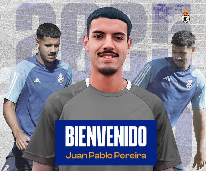 Juan Pablo Pereira, lateral derecho uruguayo de 21 años, nuevo jugador del Decano. / Foto: @recreoficial.