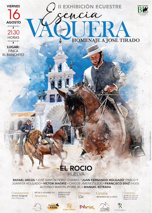 El Ranchito se consolida en el calendario nacional de la doma vaquera con su segunda exhibición en El Rocío