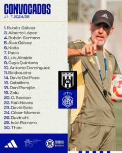 Con 21 jugadores se ha desplazado el Decano para su estreno liguero ante el Mérida. / Foto: @recreoficial.