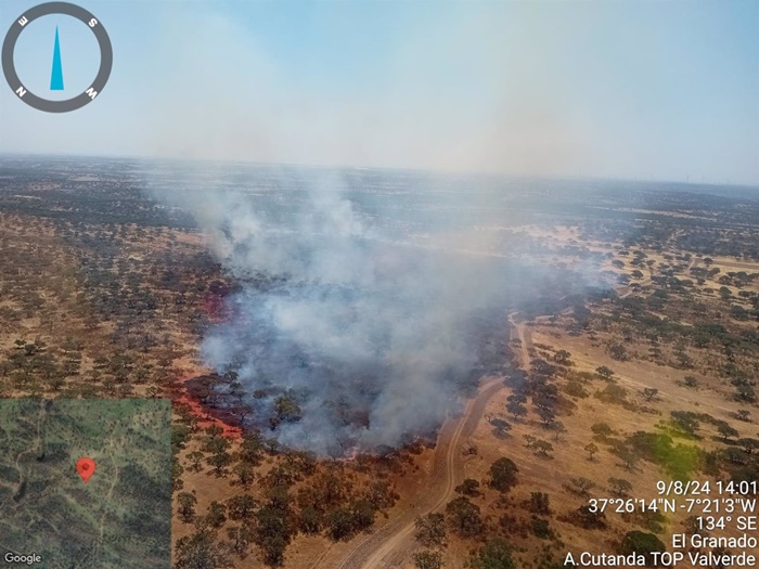 incendio forestal castillejos