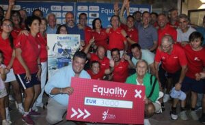 Equipo del CODA Huelva, que conquistó el tercer torneo del Circuito Solidario Equality Golf Cup celebrado en las instalaciones de Bellavista Golf.