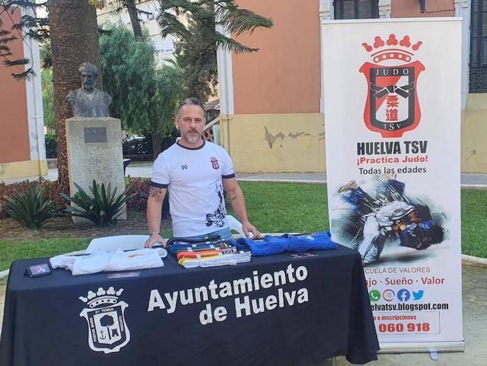 El Huelva TSV Judo aprovechará la Feria del Deporte para fomentar la práctica de un deporte saludable, inclusivo y lleno de valores. / Foto: @JudoHuelva1.