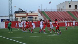 La Palma, a ganar su primer partido en la competición después de una ligera mejoría en la pasada jornada. / Foto: @LaPalmaCF.