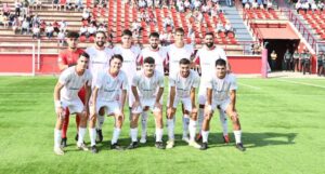 Formación inicial de La Palma en su partido de este domingo ante el Inter Sevilla que acabó con empate a un gol. / Foto: @LaPalmaCF.