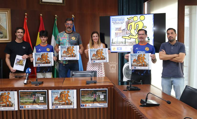 Presentación de la 'Cartaya City Race', evento deportivo que tendrá lugar el sábado 28 de septiembre en la localidad cartayera.