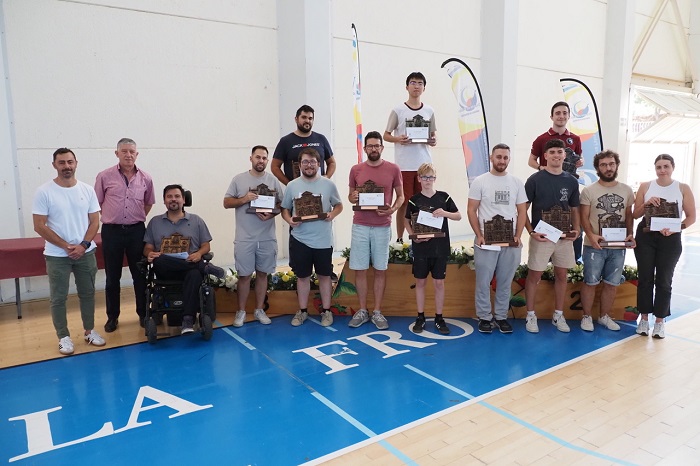 Los ganadores en las diversas categorías del XXIV Torneo de Ajedrez 'Ciudad de Palos' que tuvo lugar el pasado sábado.