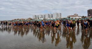 Momento de la salida de una prueba que contó con un total de 265 participantes.