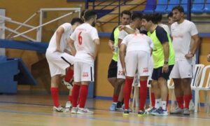 El Smurfit WestRock de La Palma, dirigido por Víctor Vizuete, inicia la Liga en casa midiéndose al Cádiz Futsal. / Foto: @LaPalmaFS.