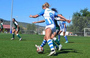 El Sporting de Huelva, con ilusión de ganas de ganar el primer partido de la temporada en casa. / Foto: @sportinghuelva.