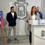 Un momento de la presentación de la '21K Ciudad de Huelva' que recorrerá las calles de la capital el próximo domingo 3 de noviembre.