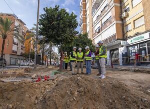 espacio peatonal de Las Colonias