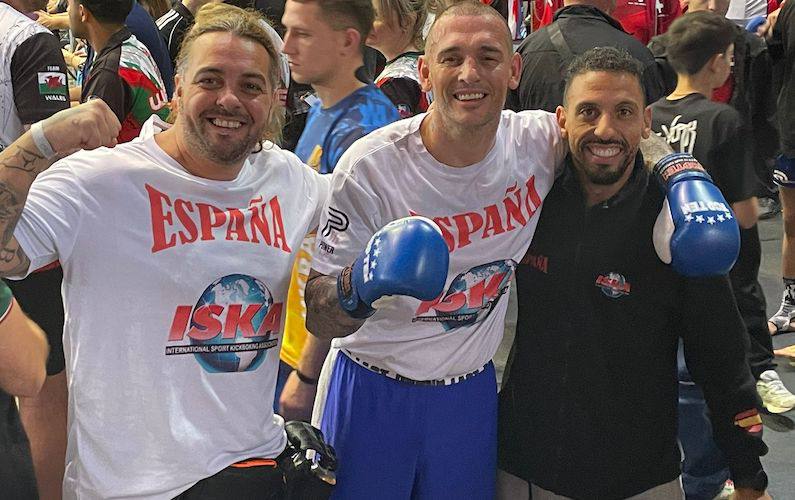 Los onubenses Luis Carlos Barrera y Daniel Rodrigo Vázquez, claves en el podio de España en el Campeonato del Mundo de Artes Marciales.