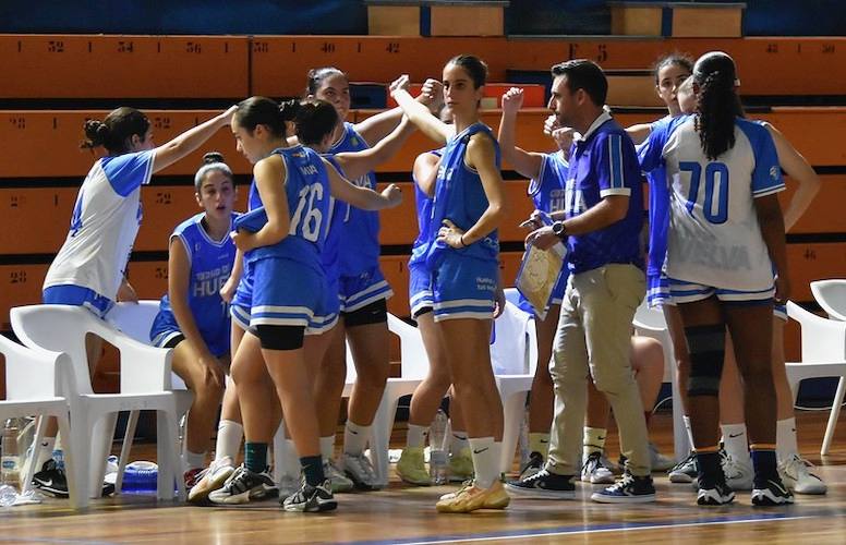 El Ciudad de Huelva de Pedro Vadillo tiene un complicado partido el sábado en el Andrés Estrada ante el invicto Colegio Claret. / Foto: CD Huelva la Luz.