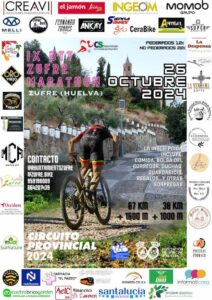 Cartel anunciador de la IX Ruta BTT-Zufre que tendrá lugar el sábado 26 de octubre.